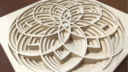 C022-Ornament Layered Scroll Saw Pattern - Alex Fox Patterns