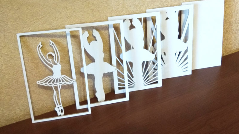 C026-Ballerina Layered Scroll Saw Pattern - Alex Fox Patterns
