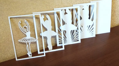 C026-Ballerina Layered Scroll Saw Pattern - Alex Fox Patterns