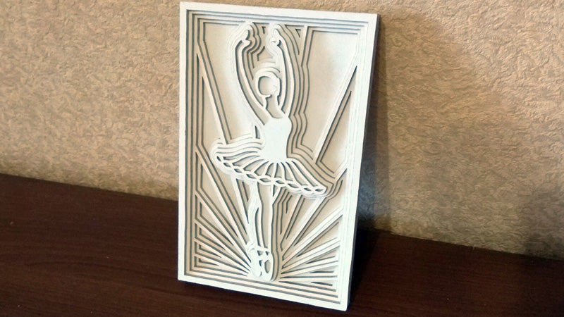 C026-Ballerina Layered Scroll Saw Pattern - Alex Fox Patterns