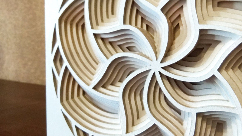 C029-Ornament Layered Scroll Saw Pattern - Alex Fox Patterns