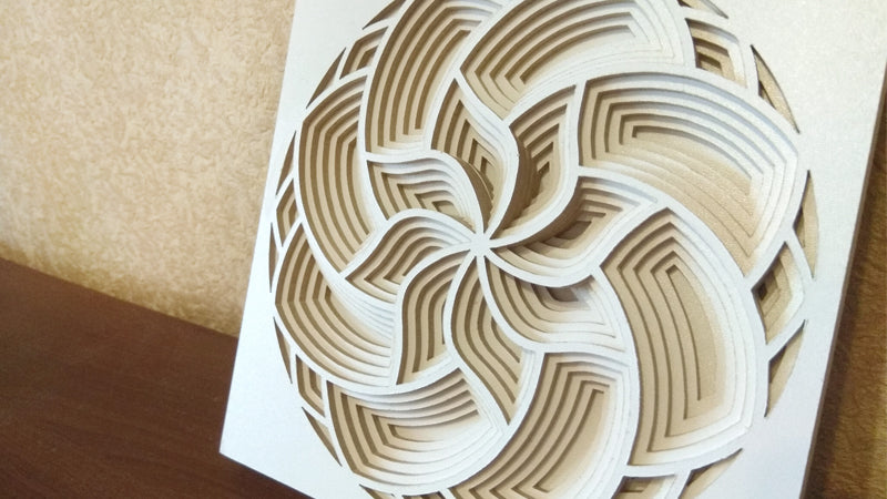 C029-Ornament Layered Scroll Saw Pattern - Alex Fox Patterns