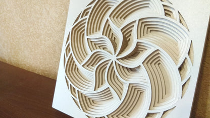 C029-Ornament Layered Scroll Saw Pattern - Alex Fox Patterns