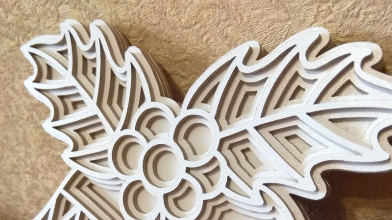 C031-Christmas Bells Layered Scroll Saw Pattern - Alex Fox Patterns