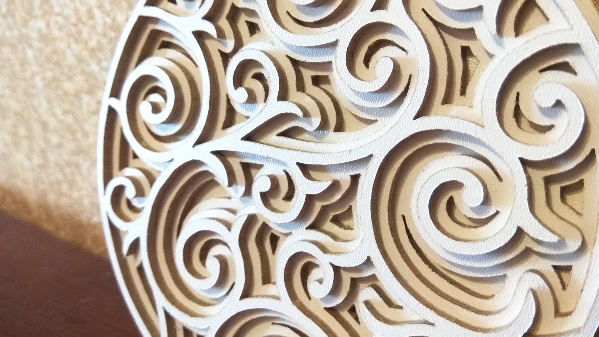 C034-Christmas Ball Layered Scroll Saw Pattern - Alex Fox Patterns