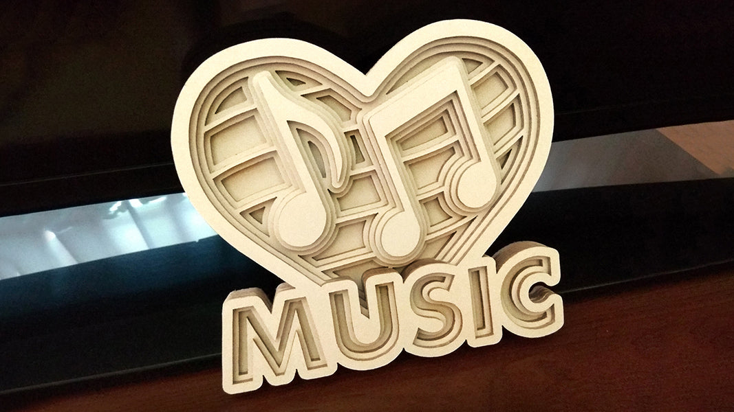 C036-Music Layered Scroll Saw Pattern - Alex Fox Patterns
