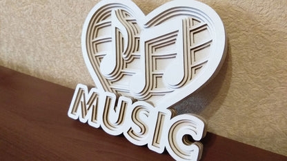 C036-Music Layered Scroll Saw Pattern - Alex Fox Patterns