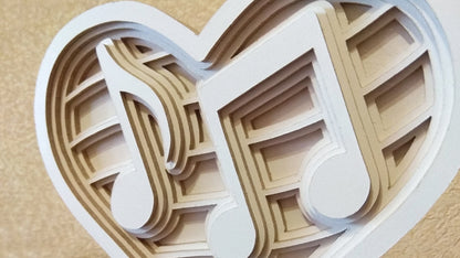 C036-Music Layered Scroll Saw Pattern - Alex Fox Patterns