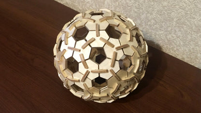 C040-Sphere Scroll Saw Pattern - Alex Fox Patterns