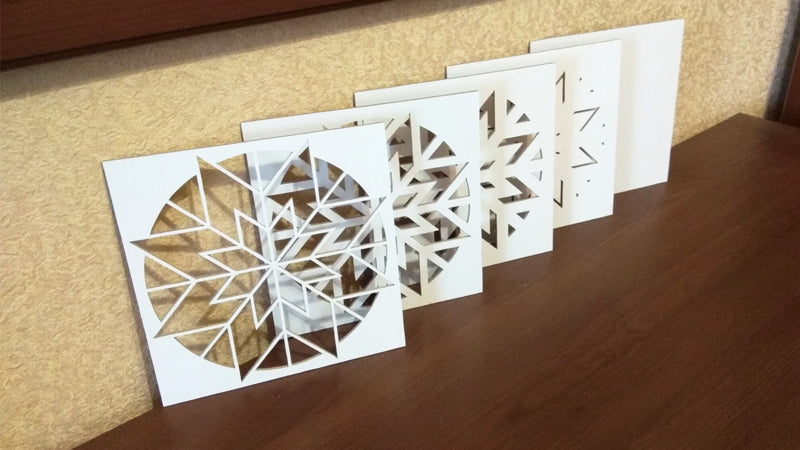 C043-Ornament Layered Scroll Saw Pattern - Alex Fox Patterns