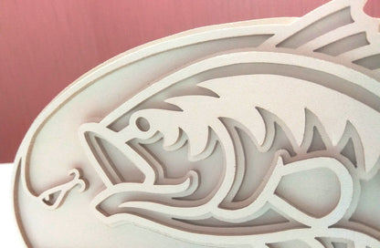 C044-Fishing Layered Scroll Saw Pattern - Alex Fox Patterns