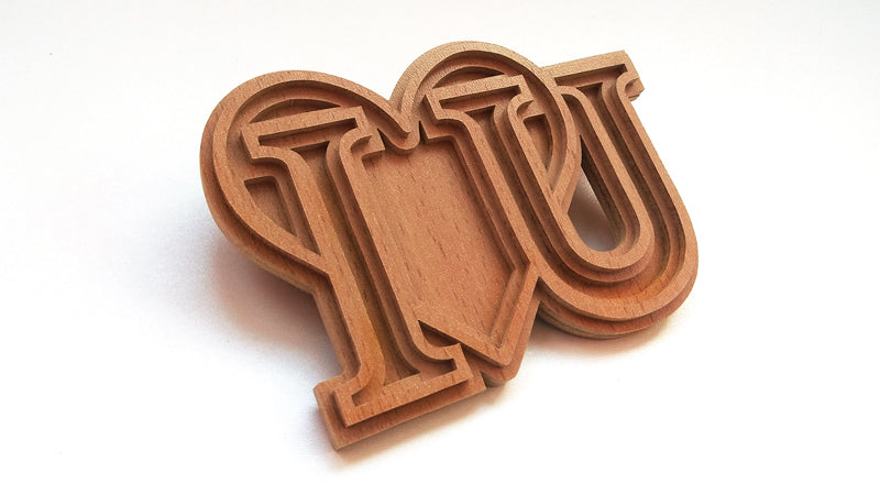 C047-I Love You Layered Scroll Saw Pattern - Alex Fox Patterns