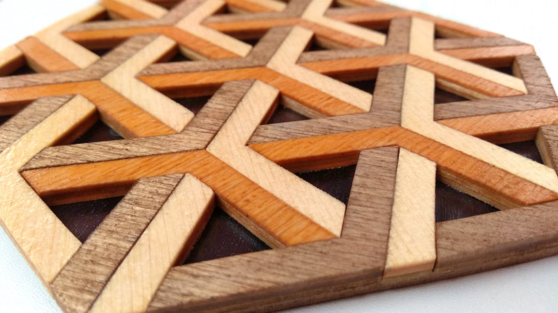C048-Trivet Scroll Saw Pattern - Alex Fox Patterns