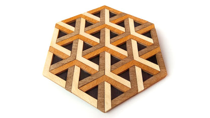 C048-Trivet Scroll Saw Pattern - Alex Fox Patterns