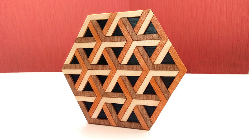C048-Trivet Scroll Saw Pattern - Alex Fox Patterns