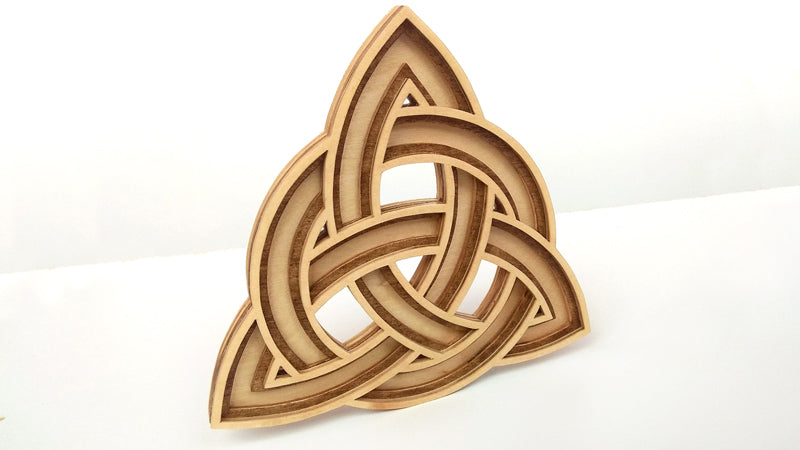 C050-Celtic Knot Layered Scroll Saw Pattern - Alex Fox Patterns
