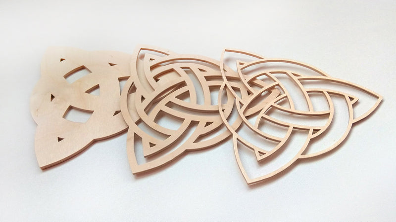 C050-Celtic Knot Layered Scroll Saw Pattern - Alex Fox Patterns