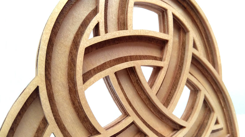 C050-Celtic Knot Layered Scroll Saw Pattern - Alex Fox Patterns