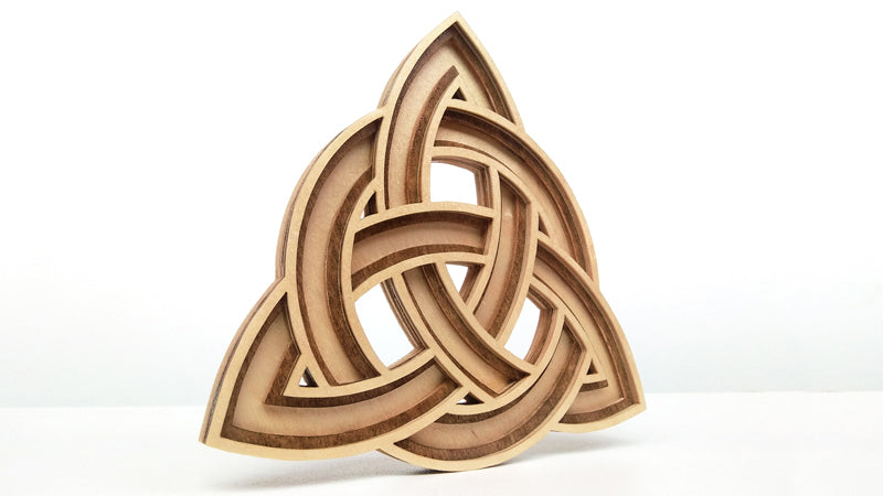 C050-Celtic Knot Layered Scroll Saw Pattern - Alex Fox Patterns