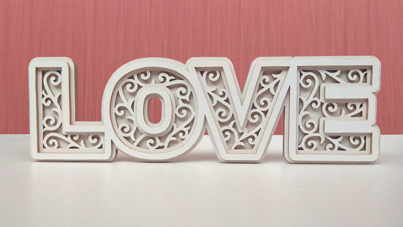 C051-Love Layered Scroll Saw Pattern - Alex Fox Patterns