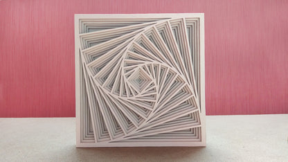 C052-Geometric Ornament Layered Scroll Saw Pattern - Alex Fox Patterns