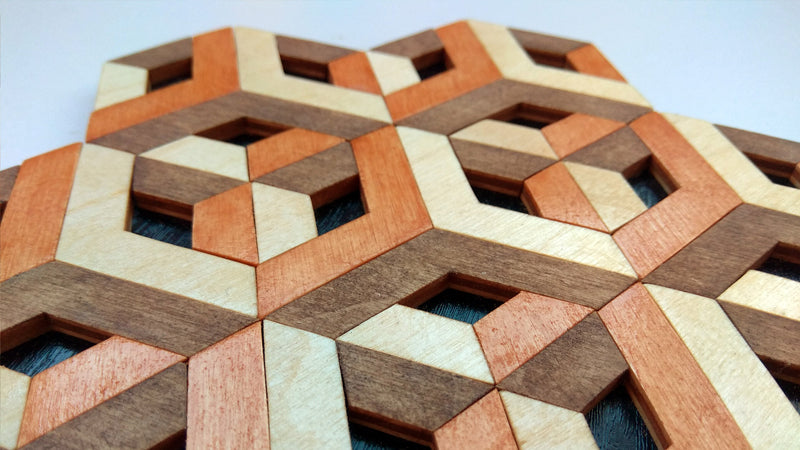 C055-Trivet Scroll Saw Pattern - Alex Fox Patterns