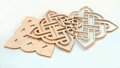 C056-Celtic Knot Layered Scroll Saw Pattern - Alex Fox Patterns