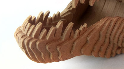 C058-Dino Skull Scroll Saw Pattern - Alex Fox Patterns