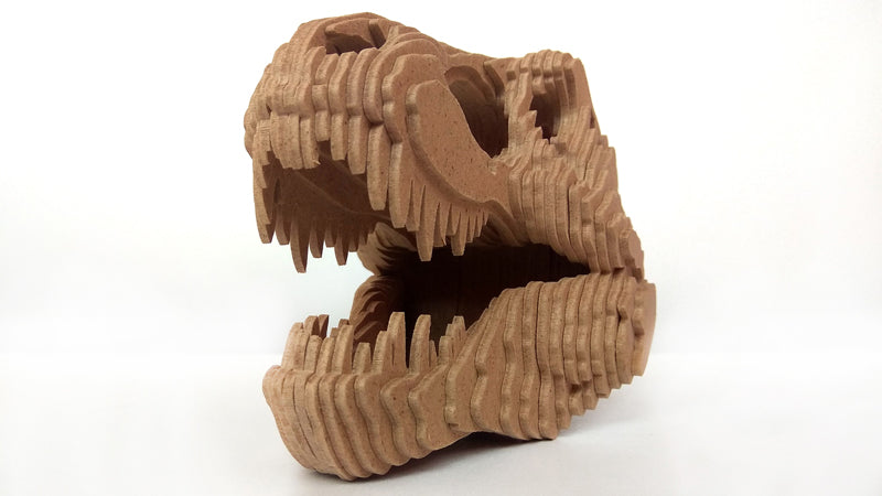 C058-Dino Skull Scroll Saw Pattern - Alex Fox Patterns