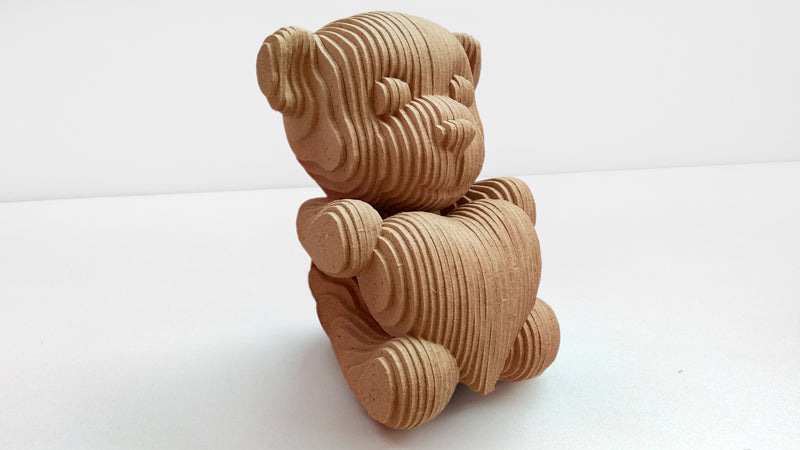 C060-Teddy Bear Scroll Saw Pattern - Alex Fox Patterns