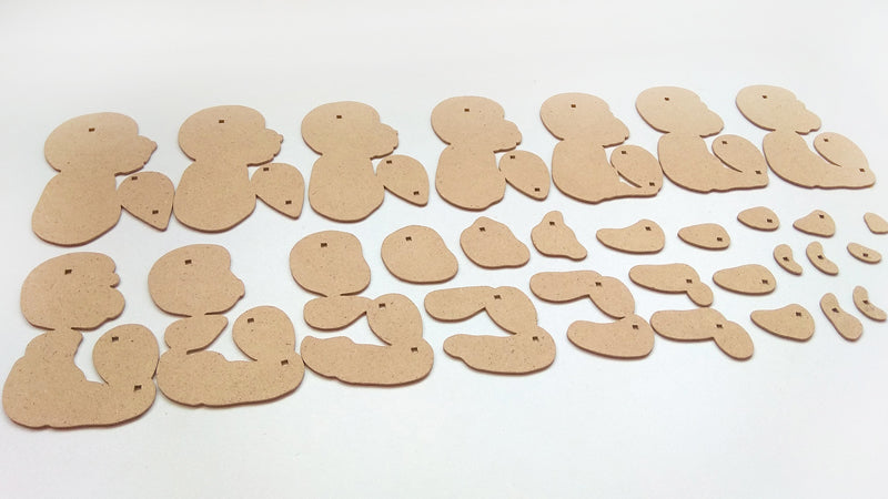 C060-Teddy Bear Scroll Saw Pattern - Alex Fox Patterns