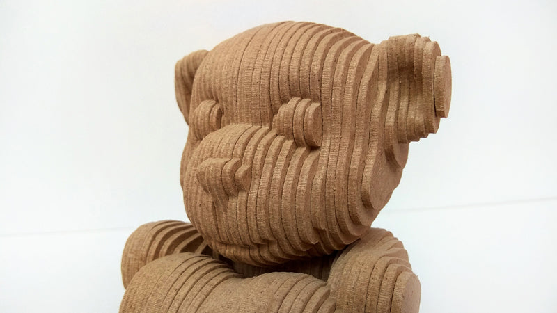 C060-Teddy Bear Scroll Saw Pattern - Alex Fox Patterns