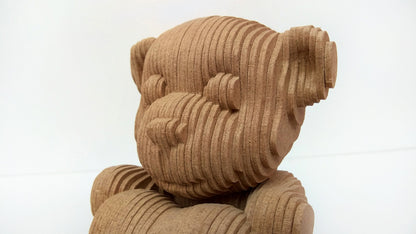 C060-Teddy Bear Scroll Saw Pattern - Alex Fox Patterns