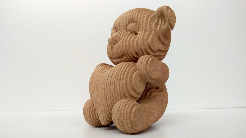 C060-Teddy Bear Scroll Saw Pattern - Alex Fox Patterns