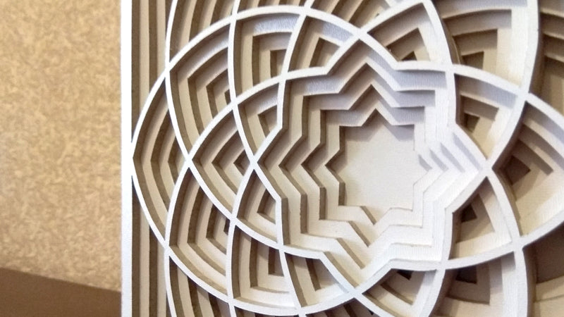 C061-Ornament Layered Scroll Saw Pattern - Alex Fox Patterns