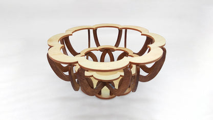 C063-Bowl Basket Scroll Saw Pattern — Alex Fox Patterns