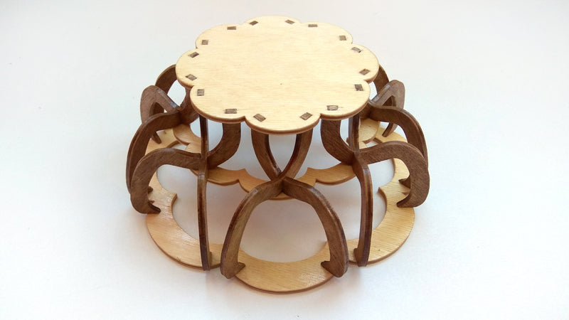 C063-Bowl Scroll Saw Pattern — Alex Fox Patterns