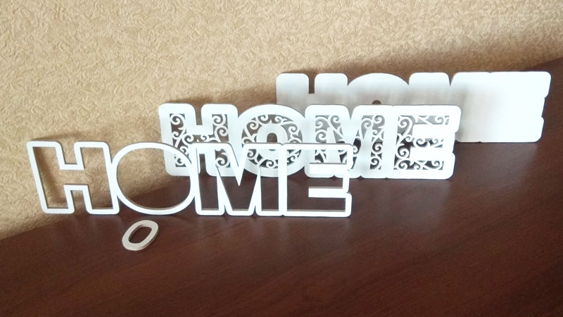 C068-Home Layered Scroll Saw Pattern - Alex Fox Patterns