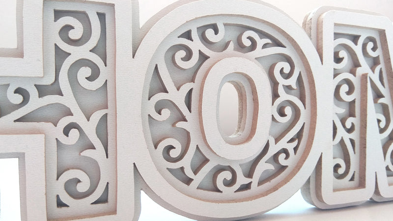 C068-Home Layered Scroll Saw Pattern - Alex Fox Patterns