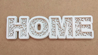 C068-Home Sign Layered Scroll Saw Pattern - Alex Fox Patterns