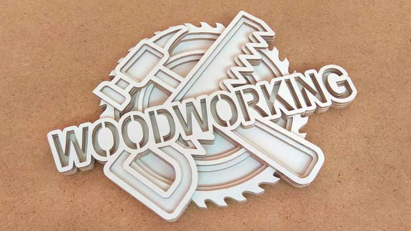 C070-Woodworking Layered Scroll Saw Pattern - Alex Fox Patterns