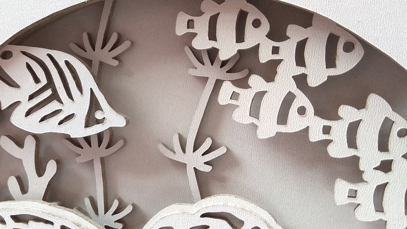 C073-Turtle Layered Scroll Saw Pattern - Alex Fox Patterns