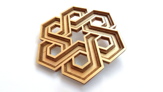 C074-Celtic Knot Layered Scroll Saw Pattern - Alex Fox Patterns