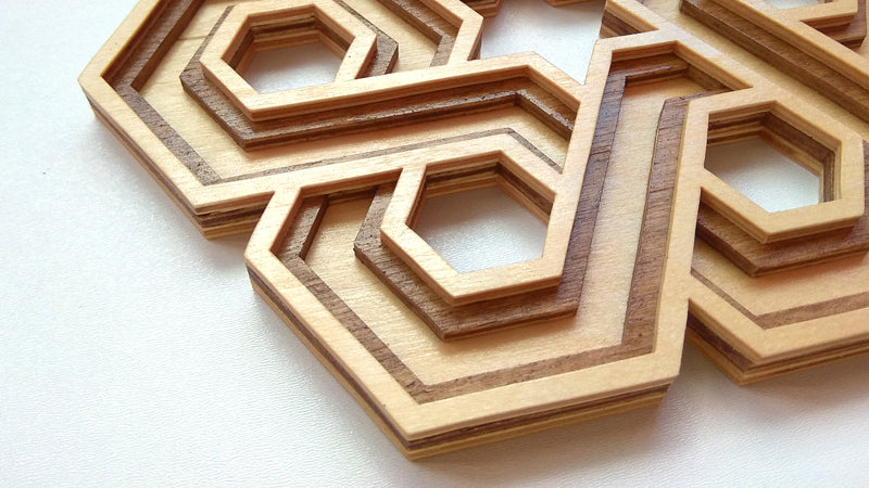 C074-Celtic Knot Layered Scroll Saw Pattern - Alex Fox Patterns