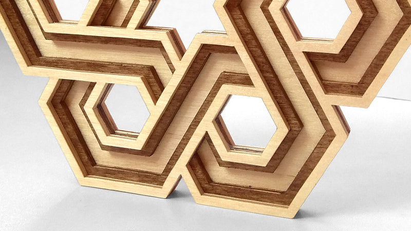C074-Celtic Knot Layered Scroll Saw Pattern - Alex Fox Patterns