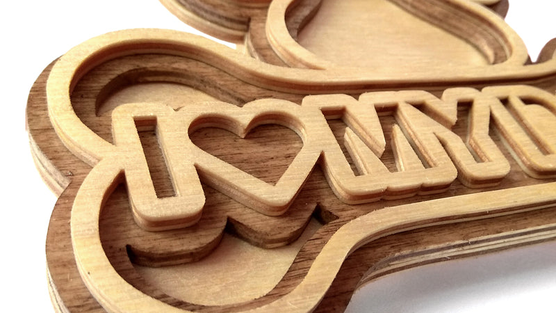 C075-Paw Layered Scroll Saw Pattern - Alex Fox Patterns