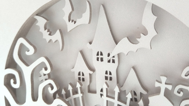 C077-Halloween Layered Scroll Saw Pattern - Alex Fox Patterns