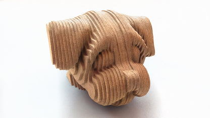 C081-Dog Scroll Saw Pattern - Alex Fox Patterns