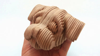 C081-Dog Scroll Saw Pattern - Alex Fox Patterns