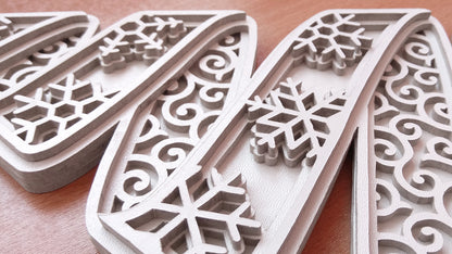 C086-Christmas Tree Layered Scroll Saw Pattern - Alex Fox Patterns